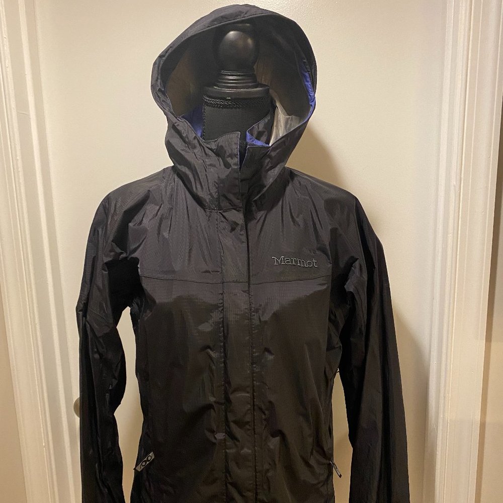Marmot Lightweight Rain Jacket, Navy, Size Small